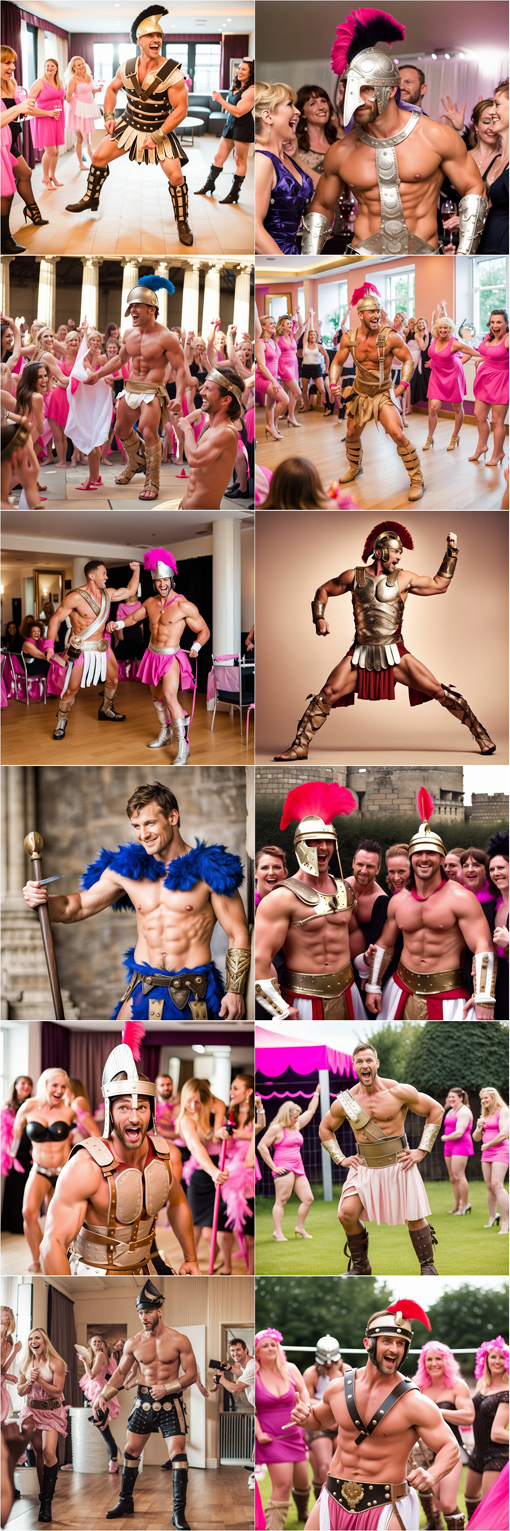 gladiator male strippers