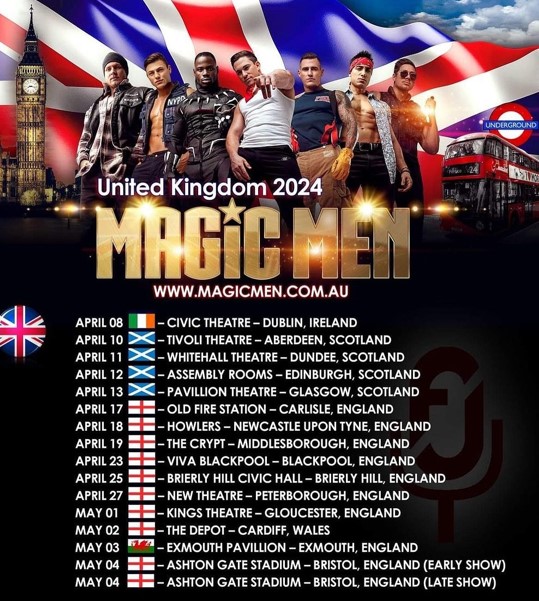 magic men uk tour